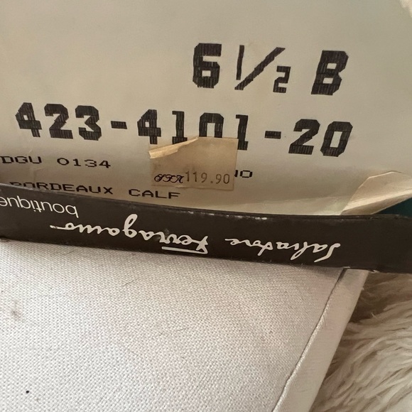 Salvatore Ferragamo Leather Black Pumps w Snakeskin  details - Picture 4 of 4